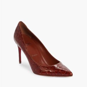 Christian Louboutin Kate Croc Embossed Pump